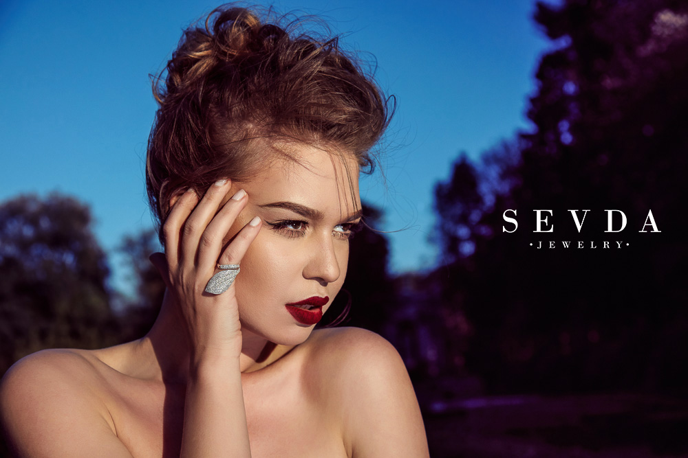 Sevda Jewelry Evening Campaign 2017 Corina Tudor Makeup Artist Constanta machiaj mireasa Bucuresti ocazii speciale sedinte foto cursuri make-up salon nunta